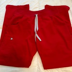 Red Figs Kade Scrub Bottoms Size Small